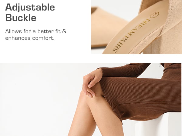 【PIPPI CHIC】AMBER COCO Pointed Toe High Heel Pumps | Chunky Sandals-Dream Pairs